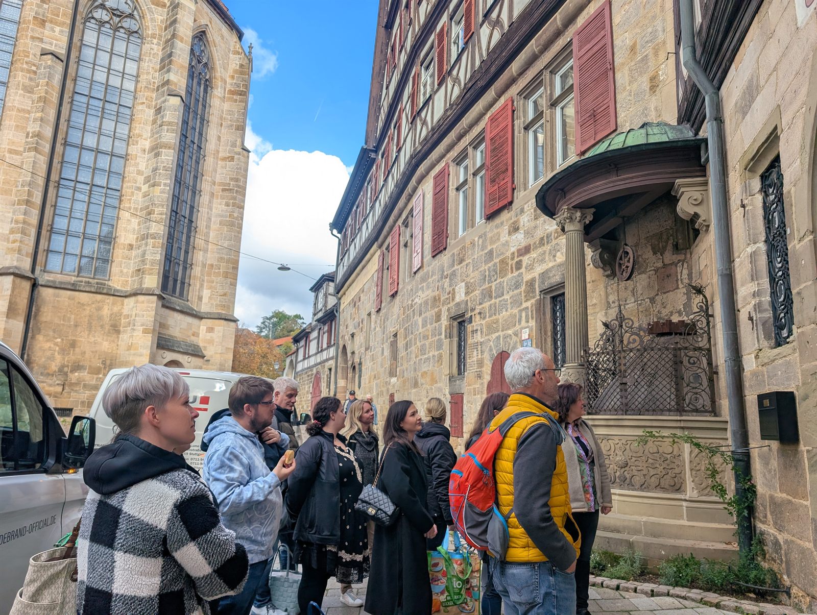 Team von Hierl & Hinz unterwegs in der Esslinger Altstadt